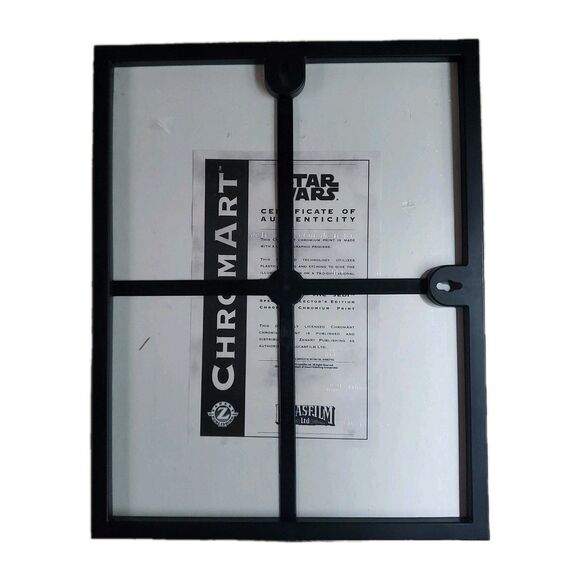 STAR WARS RETURN OF THE JEDI SPECIAL 1993 EDITION CHROMART CHROMIUM FRAMED PRINT - Picture 2 of 4